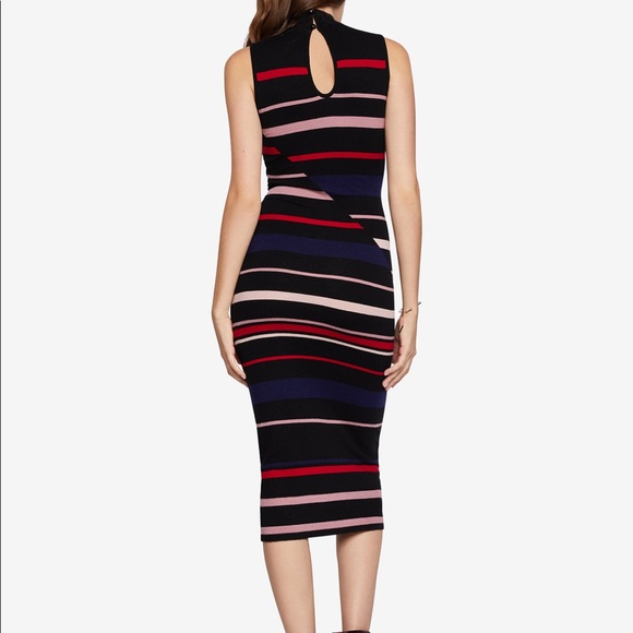 BCBGeneration Striped Asymmetrical dress Size M - Picture 2 of 5